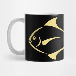 golden piranha fish Mug